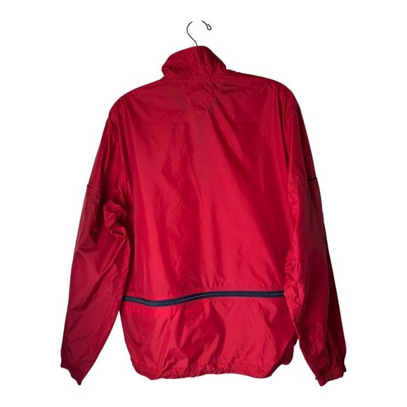 Tommy‎ Hilfiger Windbreaker Boys XL Red Quarter Zip Lightweight Outdoor Preppy - Picture 2 of 13